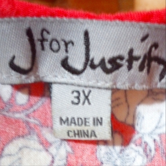 J is for Justify, sleeveless, sundress, size 3X - Picture 6 of 8